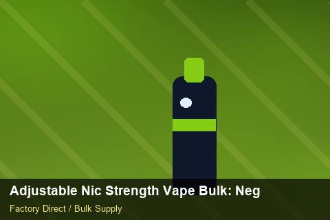 Adjustable Nic Strength Vape Bulk — Adjustable Nic Strength Vape Bulk: Negotiation Tips — API Integration photo 1