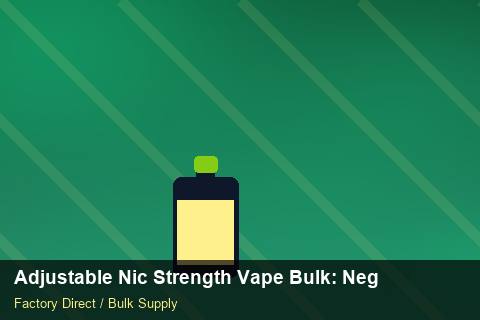 Adjustable Nic Strength Vape Bulk — Adjustable Nic Strength Vape Bulk: Negotiation Tips — API Integration photo 2