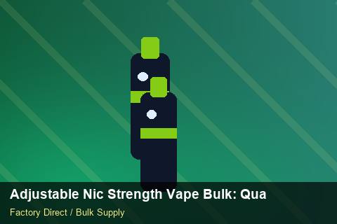 Adjustable Nic Strength Vape Bulk — Adjustable Nic Strength Vape Bulk: Quality Control Process — API Integration photo 1