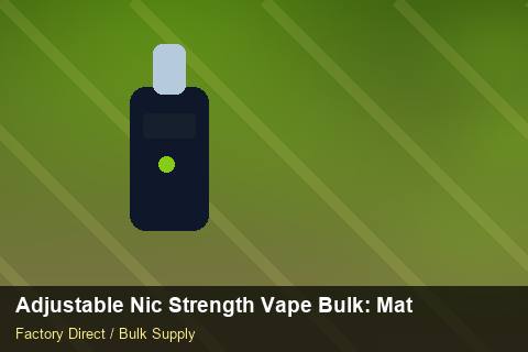 Adjustable Nic Strength Vape Bulk — Adjustable Nic Strength Vape Bulk: Material & Ingredients — API Integration photo 2