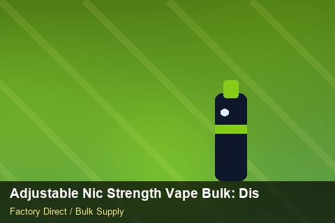 Adjustable Nic Strength Vape Bulk — Adjustable Nic Strength Vape Bulk: Distribution Channels — API Integration photo 2