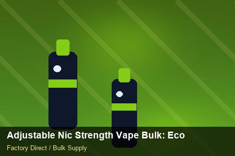 Adjustable Nic Strength Vape Bulk — Adjustable Nic Strength Vape Bulk: Eco-Friendly Materials — API Integration photo 2