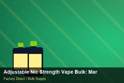 Adjustable Nic Strength Vape Bulk — Adjustable Nic Strength Vape Bulk: Margin Calculator — API Integration photo 1