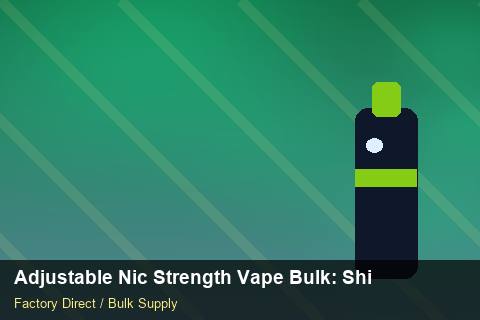 Adjustable Nic Strength Vape Bulk — Adjustable Nic Strength Vape Bulk: Shipping & Logistics — EDI Setup photo 1