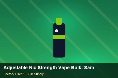 Adjustable Nic Strength Vape Bulk — Adjustable Nic Strength Vape Bulk: Sample Policy — EDI Setup photo 1