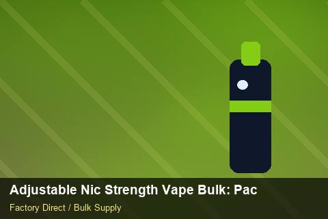Adjustable Nic Strength Vape Bulk — Adjustable Nic Strength Vape Bulk: Packaging Standards — EDI Setup photo 2