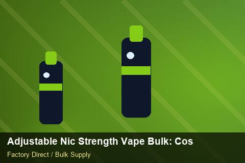Adjustable Nic Strength Vape Bulk — Adjustable Nic Strength Vape Bulk: Cost Breakdown — EDI Setup photo 2