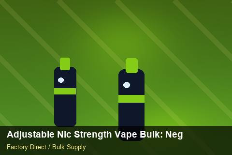 Adjustable Nic Strength Vape Bulk — Adjustable Nic Strength Vape Bulk: Negotiation Tips — EDI Setup photo 1
