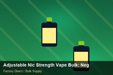 Adjustable Nic Strength Vape Bulk — Adjustable Nic Strength Vape Bulk: Negotiation Tips — EDI Setup photo 2