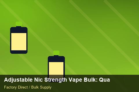 Adjustable Nic Strength Vape Bulk — Adjustable Nic Strength Vape Bulk: Quality Control Process — EDI Setup photo 2