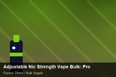 Adjustable Nic Strength Vape Bulk — Adjustable Nic Strength Vape Bulk: Production Capacity — EDI Setup photo 2
