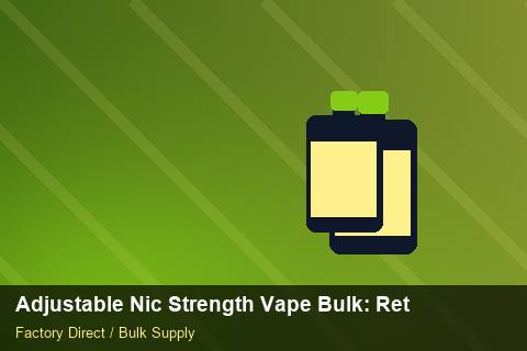 Adjustable Nic Strength Vape Bulk — Adjustable Nic Strength Vape Bulk: Returns & Warranty — EDI Setup photo 2