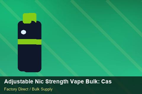 Adjustable Nic Strength Vape Bulk — Adjustable Nic Strength Vape Bulk: Case Studies — EDI Setup photo 1