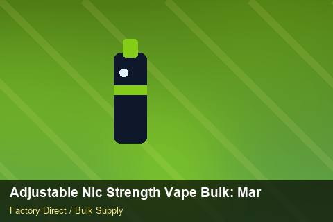 Adjustable Nic Strength Vape Bulk — Adjustable Nic Strength Vape Bulk: Market Comparison — EDI Setup photo 2