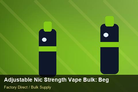 Adjustable Nic Strength Vape Bulk — Adjustable Nic Strength Vape Bulk: Beginner's Guide — EDI Setup photo 1