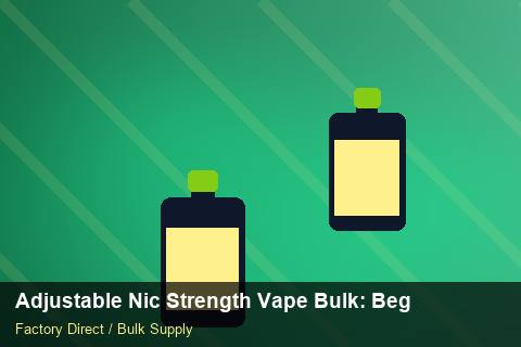 Adjustable Nic Strength Vape Bulk — Adjustable Nic Strength Vape Bulk: Beginner's Guide — EDI Setup photo 2