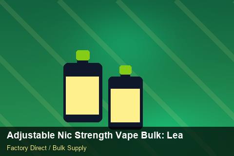 Adjustable Nic Strength Vape Bulk — Adjustable Nic Strength Vape Bulk: Lead Time & MOQ — Stock Feeds photo 1