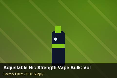 Adjustable Nic Strength Vape Bulk — Adjustable Nic Strength Vape Bulk: Volume Pricing Tiers — Stock Feeds photo 2