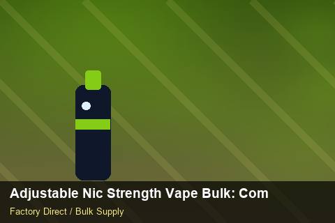 Adjustable Nic Strength Vape Bulk — Adjustable Nic Strength Vape Bulk: Compliance Standards — Stock Feeds photo 1