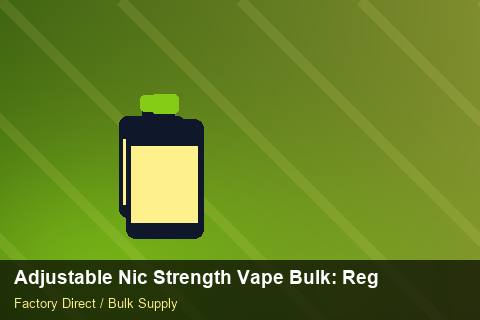 Adjustable Nic Strength Vape Bulk — Adjustable Nic Strength Vape Bulk: Regulatory Update — Stock Feeds photo 1