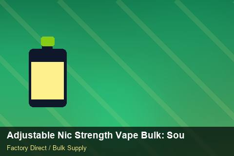 Adjustable Nic Strength Vape Bulk — Adjustable Nic Strength Vape Bulk: Sourcing Workflow — Stock Feeds photo 2