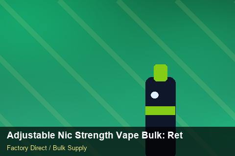 Adjustable Nic Strength Vape Bulk — Adjustable Nic Strength Vape Bulk: Returns & Warranty — Stock Feeds photo 1