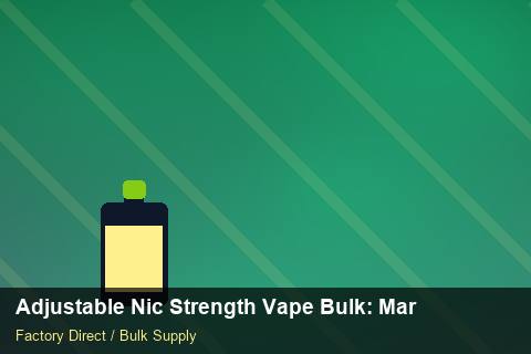 Adjustable Nic Strength Vape Bulk — Adjustable Nic Strength Vape Bulk: Margin Calculator — Stock Feeds photo 1