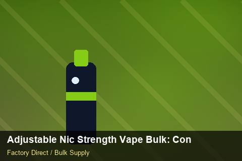 Adjustable Nic Strength Vape Bulk — Adjustable Nic Strength Vape Bulk: Contract Essentials — Stock Feeds photo 1