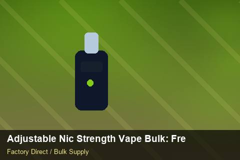 Adjustable Nic Strength Vape Bulk — Adjustable Nic Strength Vape Bulk: Freight Insurance — Stock Feeds photo 2