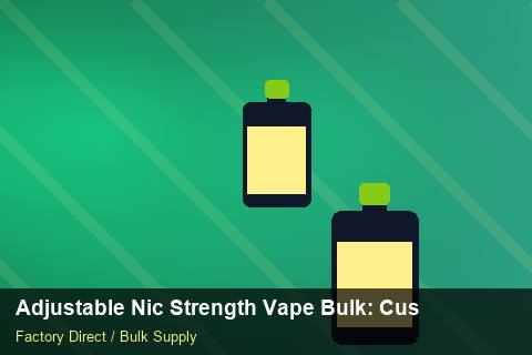 Adjustable Nic Strength Vape Bulk — Adjustable Nic Strength Vape Bulk: Customs Documentation — Order Automation photo 2