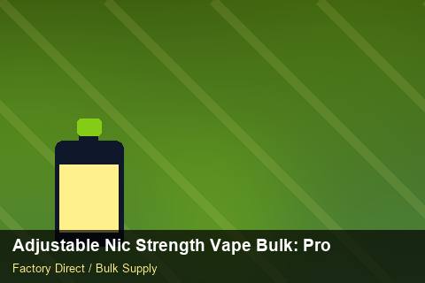Adjustable Nic Strength Vape Bulk — Adjustable Nic Strength Vape Bulk: Procurement Strategy — Order Automation photo 1
