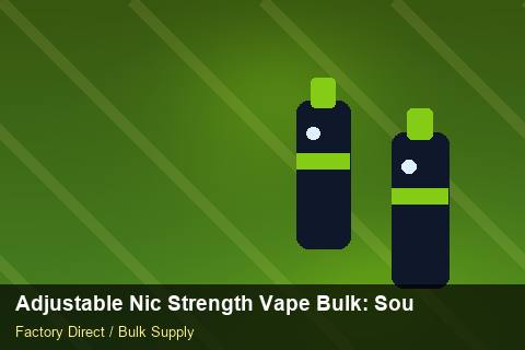Adjustable Nic Strength Vape Bulk — Adjustable Nic Strength Vape Bulk: Sourcing Workflow — Order Automation photo 1