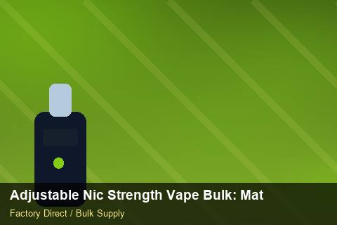 Adjustable Nic Strength Vape Bulk — Adjustable Nic Strength Vape Bulk: Material & Ingredients — Order Automation photo 2