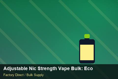 Adjustable Nic Strength Vape Bulk — Adjustable Nic Strength Vape Bulk: Eco-Friendly Materials — Order Automation photo 1