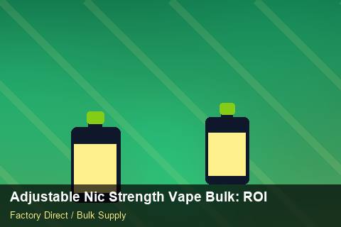Adjustable Nic Strength Vape Bulk — Adjustable Nic Strength Vape Bulk: ROI Analysis — Order Automation photo 2