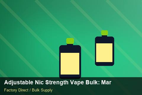 Adjustable Nic Strength Vape Bulk — Adjustable Nic Strength Vape Bulk: Margin Calculator — Order Automation photo 1