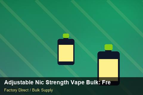 Adjustable Nic Strength Vape Bulk — Adjustable Nic Strength Vape Bulk: Freight Insurance — Order Automation photo 1
