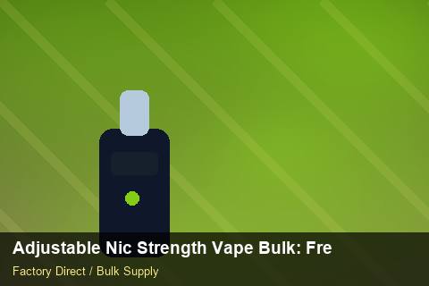 Adjustable Nic Strength Vape Bulk — Adjustable Nic Strength Vape Bulk: Freight Insurance — Order Automation photo 2