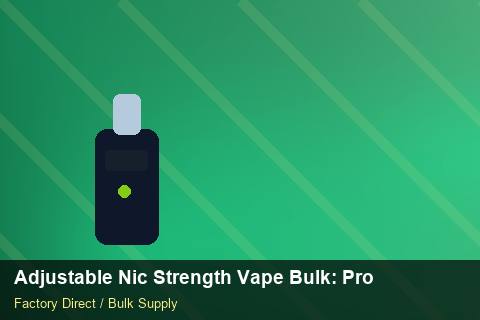 Adjustable Nic Strength Vape Bulk — Adjustable Nic Strength Vape Bulk: Product Launch Playbook — Order Automation photo 1