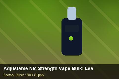 Adjustable Nic Strength Vape Bulk — Adjustable Nic Strength Vape Bulk: Lead Time & MOQ — Returns Portal photo 2