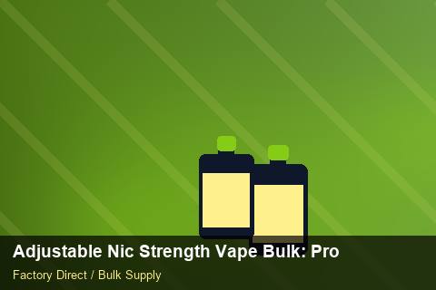 Adjustable Nic Strength Vape Bulk — Adjustable Nic Strength Vape Bulk: Procurement Strategy — Returns Portal photo 1
