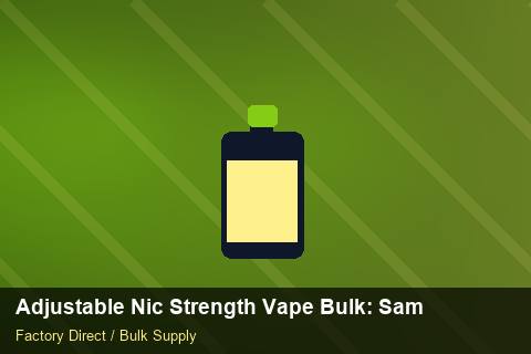 Adjustable Nic Strength Vape Bulk — Adjustable Nic Strength Vape Bulk: Sample Policy — Returns Portal photo 2