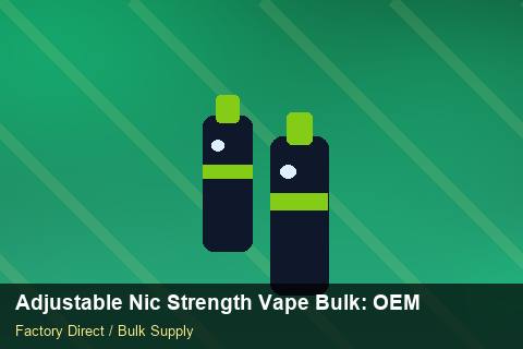 Adjustable Nic Strength Vape Bulk — Adjustable Nic Strength Vape Bulk: OEM & ODM Service — Returns Portal photo 2