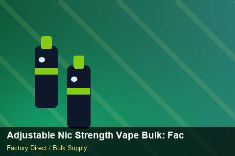 Adjustable Nic Strength Vape Bulk — Adjustable Nic Strength Vape Bulk: Factory Audit Report — Returns Portal photo 2