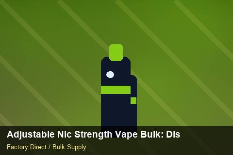 Adjustable Nic Strength Vape Bulk — Adjustable Nic Strength Vape Bulk: Distribution Channels — Returns Portal photo 2