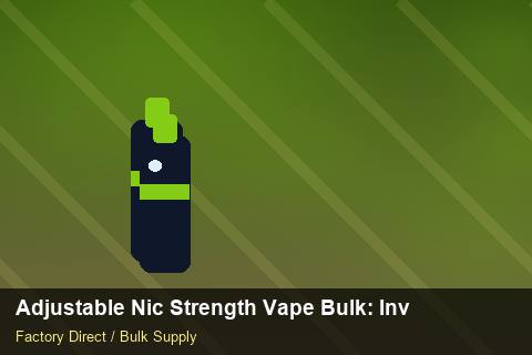 Adjustable Nic Strength Vape Bulk — Adjustable Nic Strength Vape Bulk: Inventory Management — Returns Portal photo 1