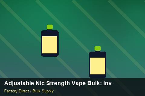 Adjustable Nic Strength Vape Bulk — Adjustable Nic Strength Vape Bulk: Inventory Management — Returns Portal photo 2