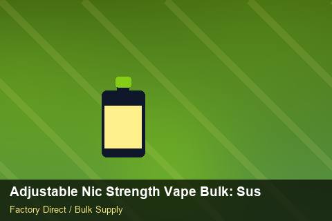 Adjustable Nic Strength Vape Bulk — Adjustable Nic Strength Vape Bulk: Sustainability — Returns Portal photo 1