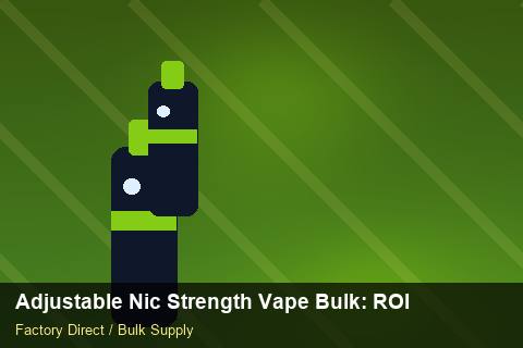 Adjustable Nic Strength Vape Bulk — Adjustable Nic Strength Vape Bulk: ROI Analysis — Returns Portal photo 1