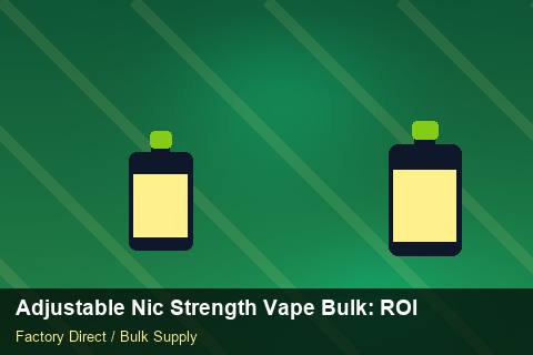 Adjustable Nic Strength Vape Bulk — Adjustable Nic Strength Vape Bulk: ROI Analysis — Returns Portal photo 2